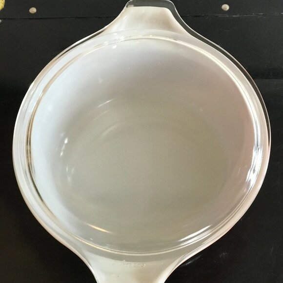 Pyrex Autumn Harvest Wheat 2.5 Qt Bowl Casserole with Clear Lid 475-B Like New - Picture 3 of 5